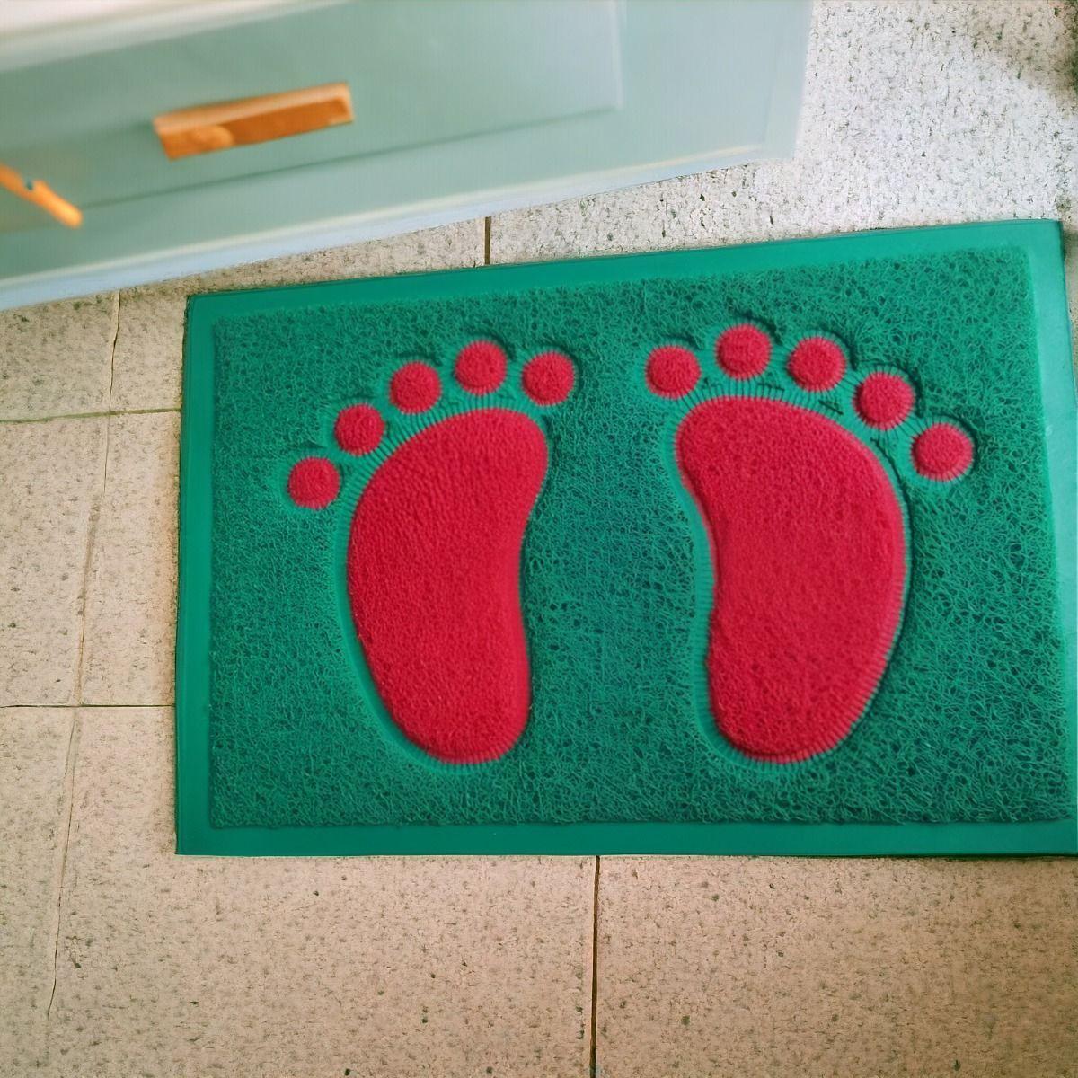 Set de 3 Alfombra Decorativa Entrada Baño Ducha Jhn-4