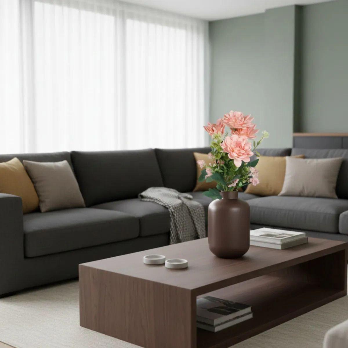 Set 2 Ramo Floral Elegancia Atemporal Adorno Artificial Jhn-7