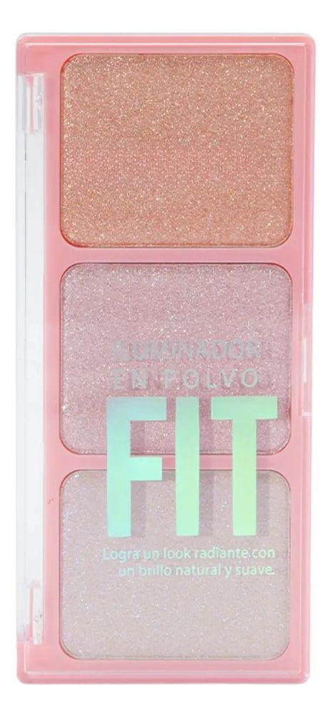 Set 3 Iluminador Polvo 3 Colores Luminosidad Brillo Jhn-9