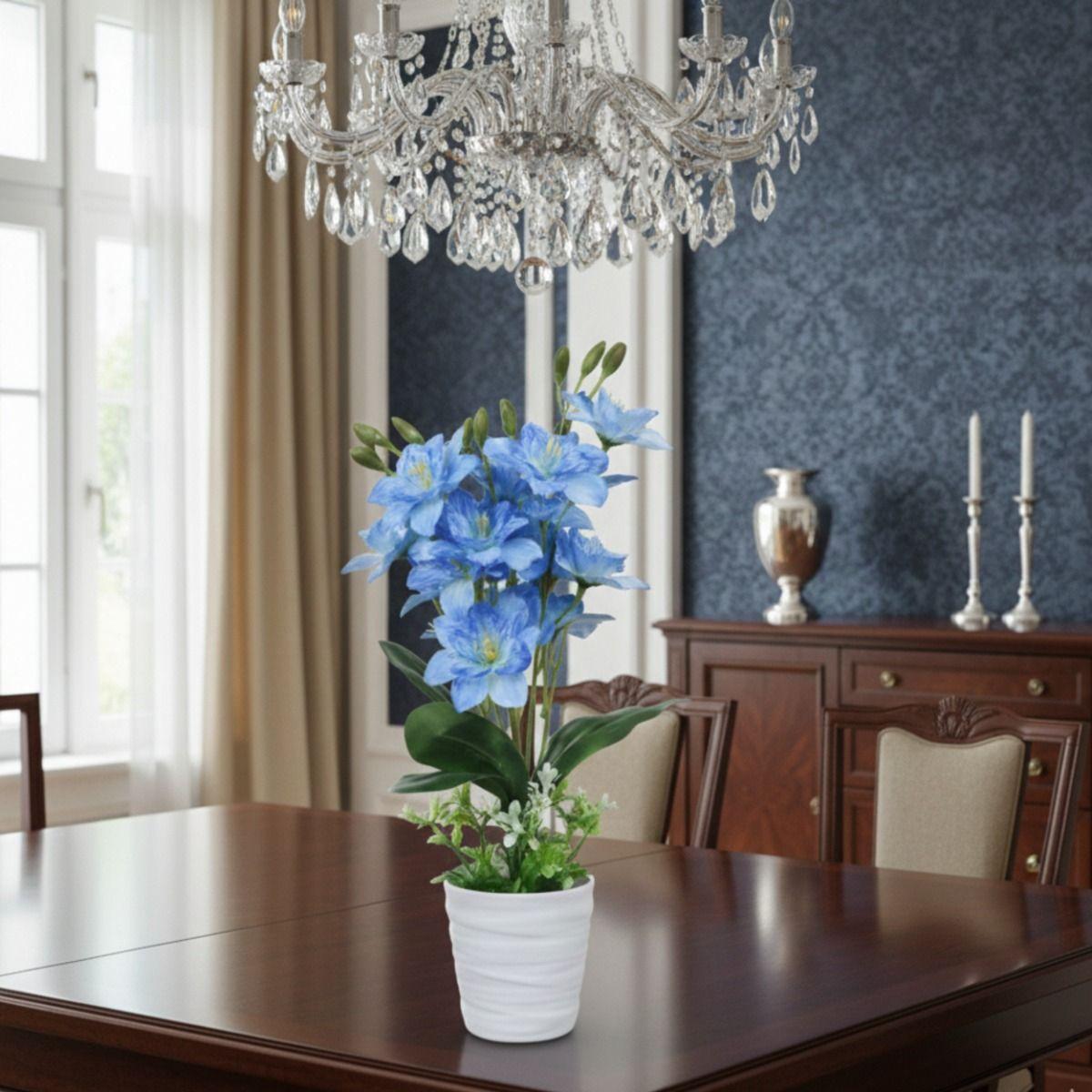 Set 2 Planta Artificial Arreglo Floral Decorativo Hogar Jhn-5