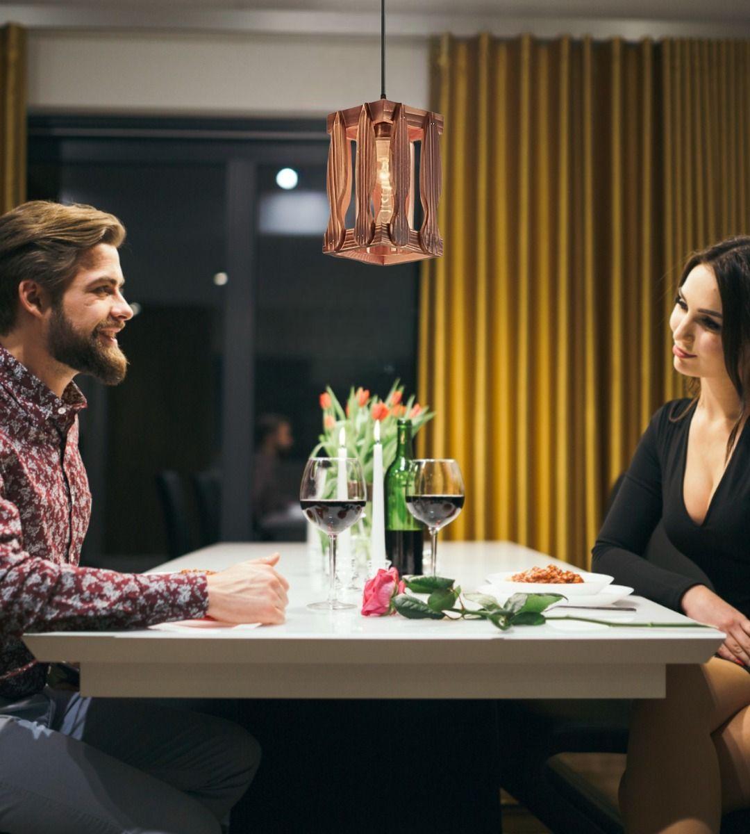 Lámpara Techo Colgante Decorativa Vintage Rústica Jhn-3