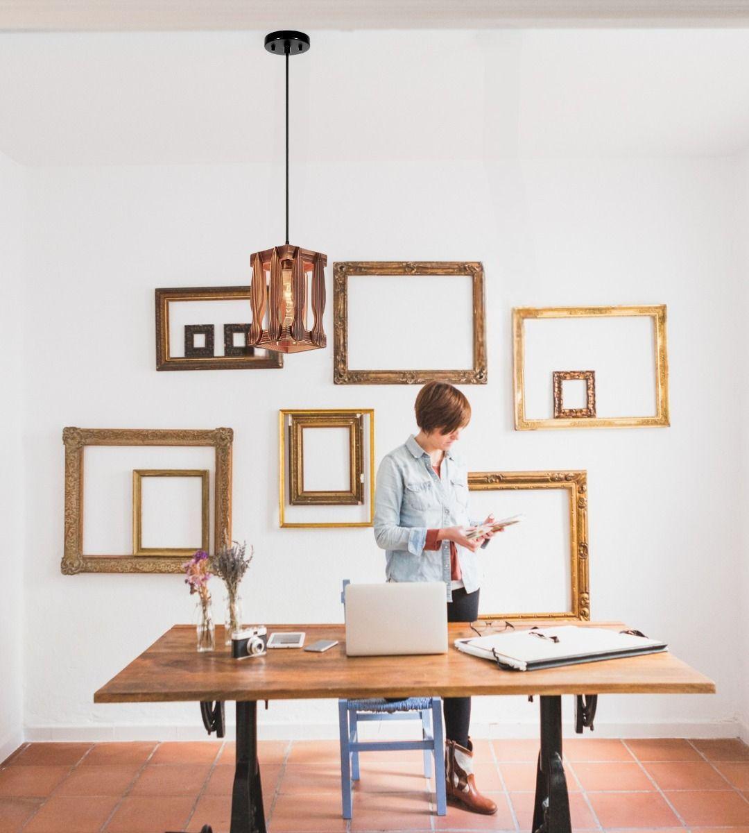 Lámpara Techo Colgante Decorativa Vintage Rústica Jhn-5