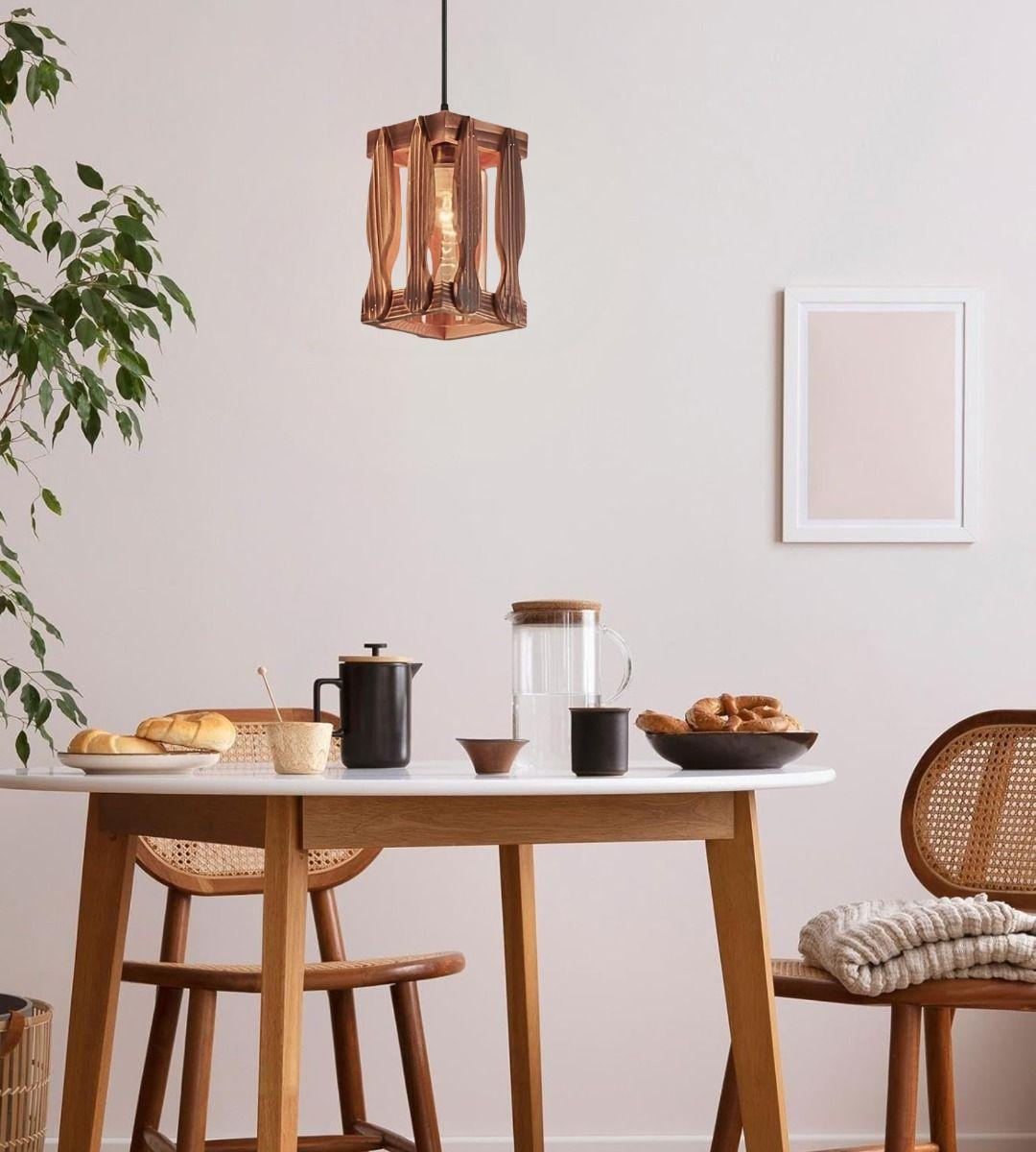 Lámpara Techo Colgante Decorativa Vintage Rústica Jhn-8