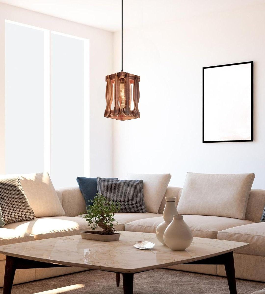 Lámpara Techo Colgante Decorativa Vintage Rústica Jhn-9