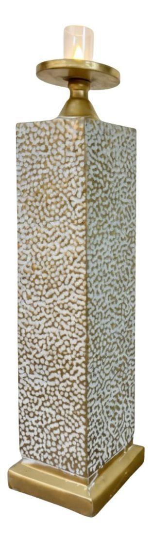 Portavelas Elegante Decorativo Diseño Texturizado Adorno Jhn-2