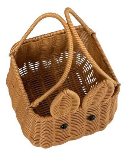 Canasto Decorativo Cesto Encantador Diseño Conejo Jhn-3