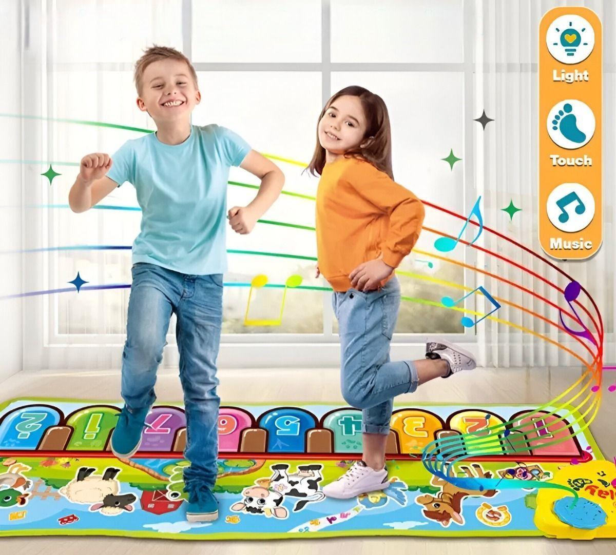 Tapete Piano Juguete Aprendizaje Musical Manta Táctil Jhn-5