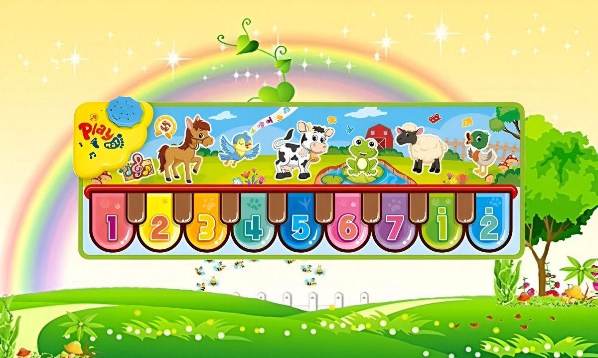 Tapete Piano Juguete Aprendizaje Musical Manta Táctil Jhn-9