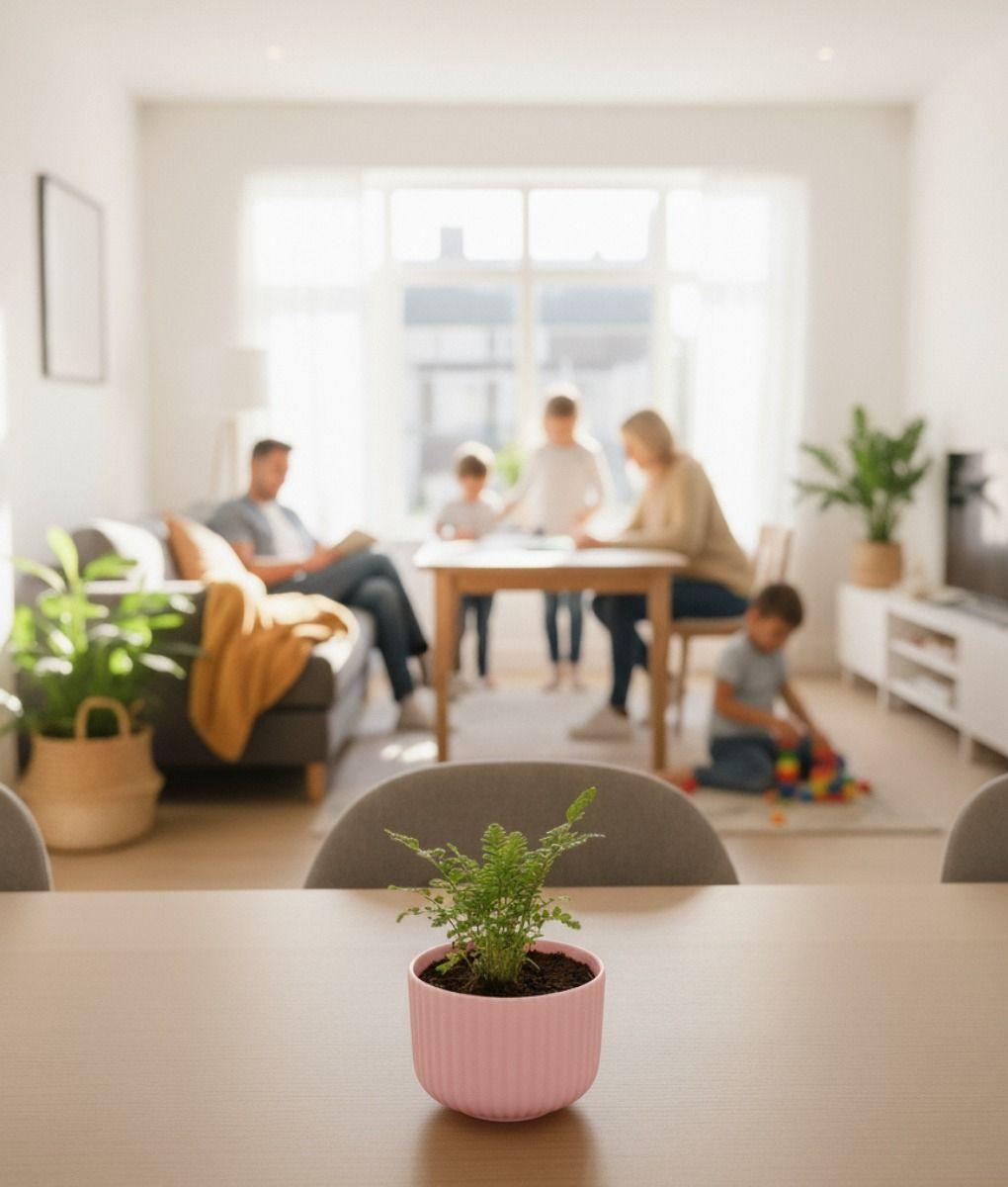 Set 3 Macetero Decorativo Textura Acanalada Maceta Jhn-7