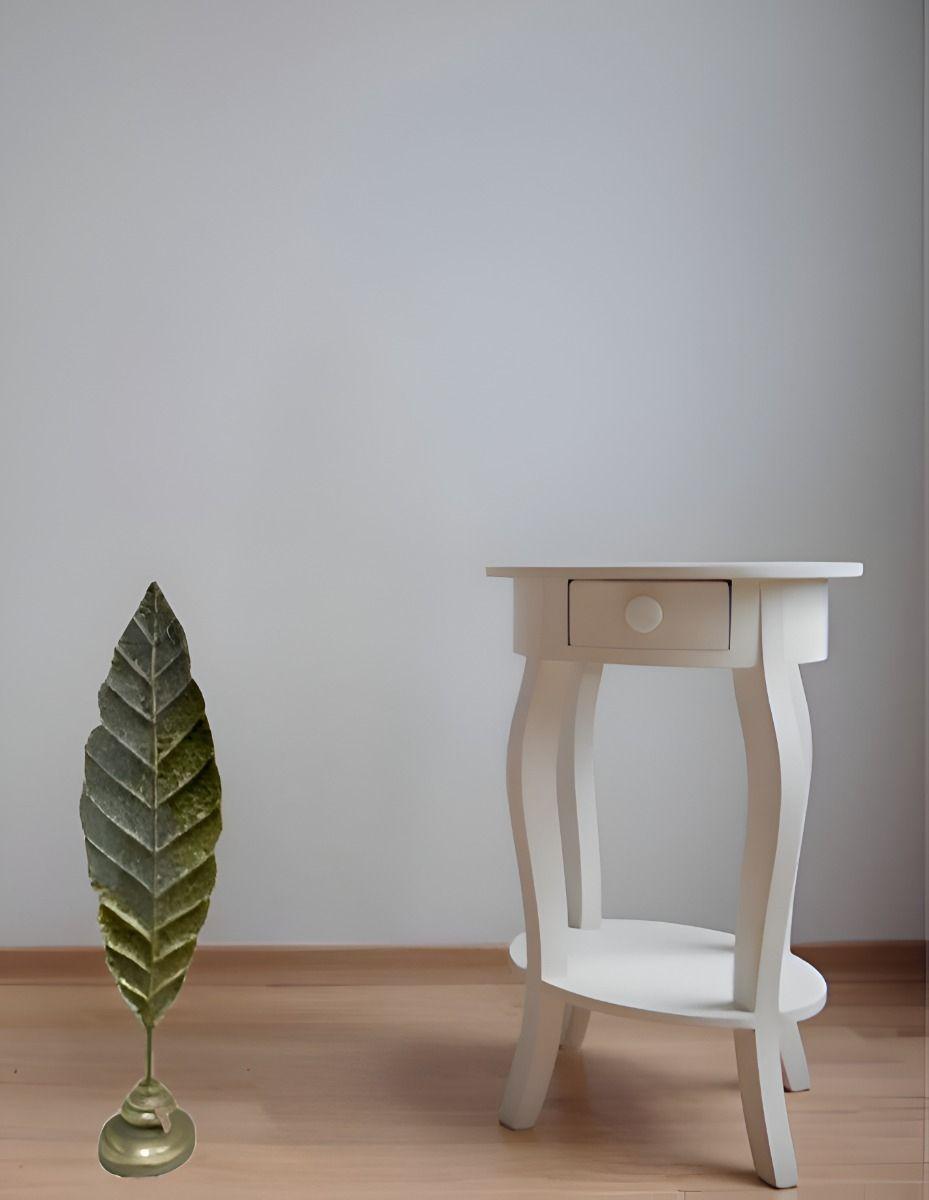 Escultura Hoja Pluma Metal Minimalista Moderno 84cm Jhn-2