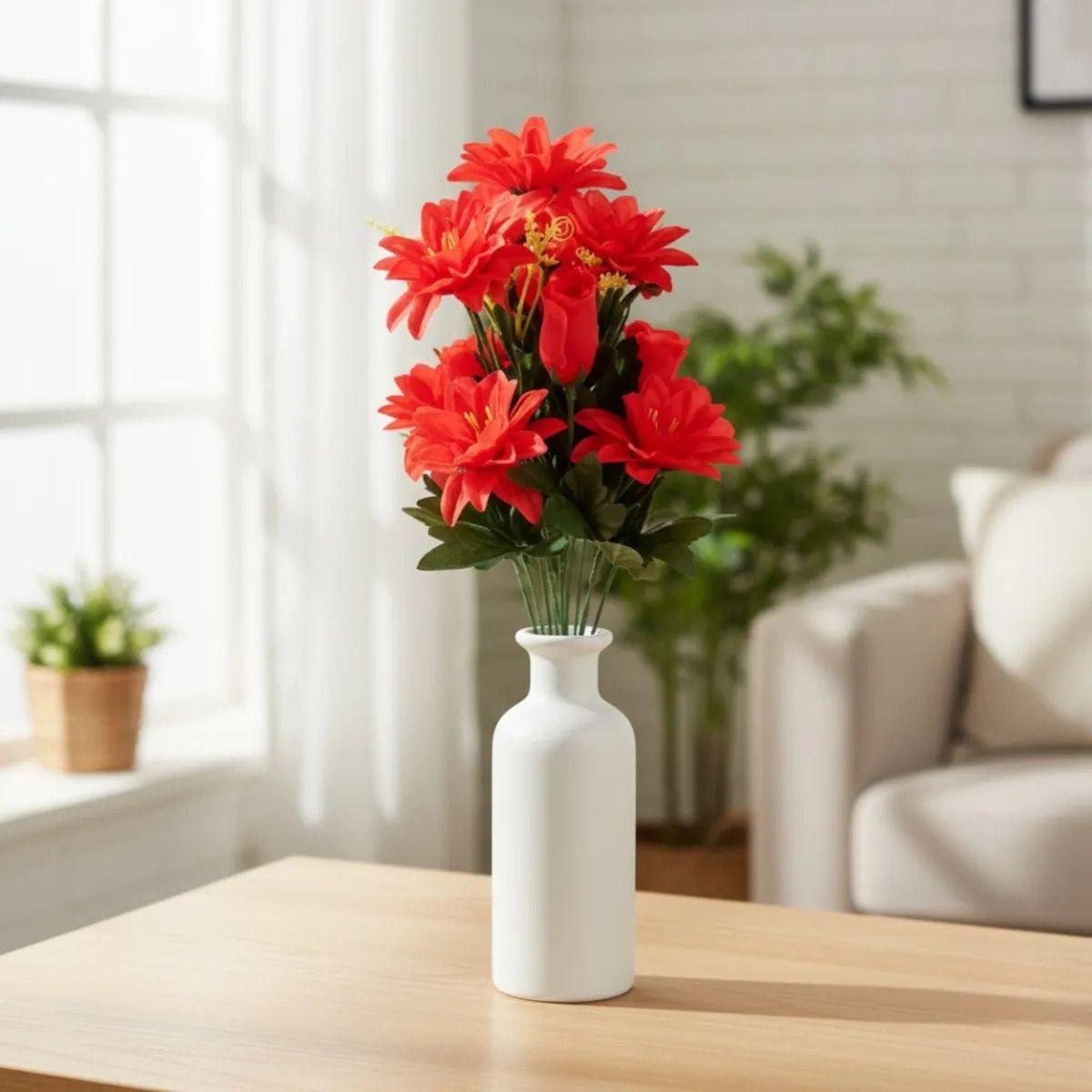 Ramo Floral Decorativo Artificial Ornamental Frescura Jhn-7