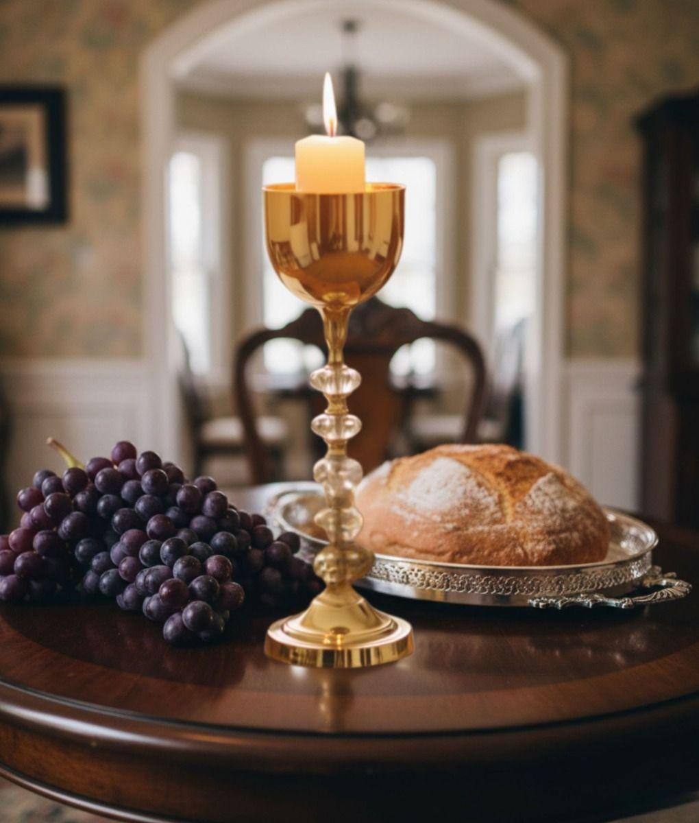 Portavelas Decorativo Copa Elegante Adorno Hogar Jhn-9