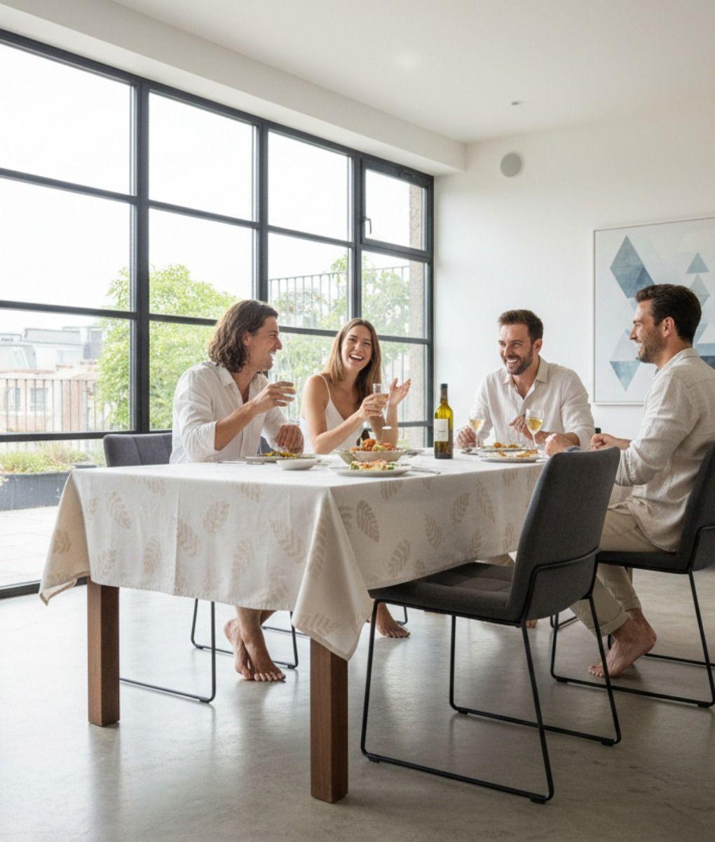 Mantel Decorativo Diseño Botánico Elegante Moderno Hogar Jhn-3