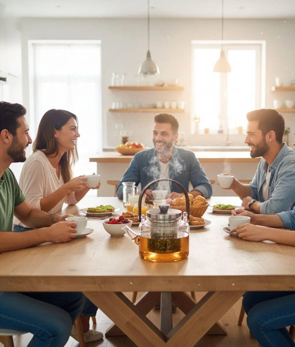 Tetera Funcional Hervidor Diseño Nórdico Asa Contraste Jhn-4