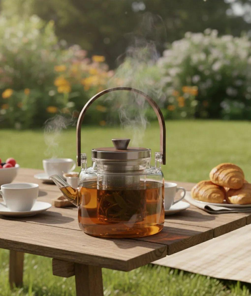 Tetera Funcional Hervidor Diseño Nórdico Asa Contraste Jhn-9