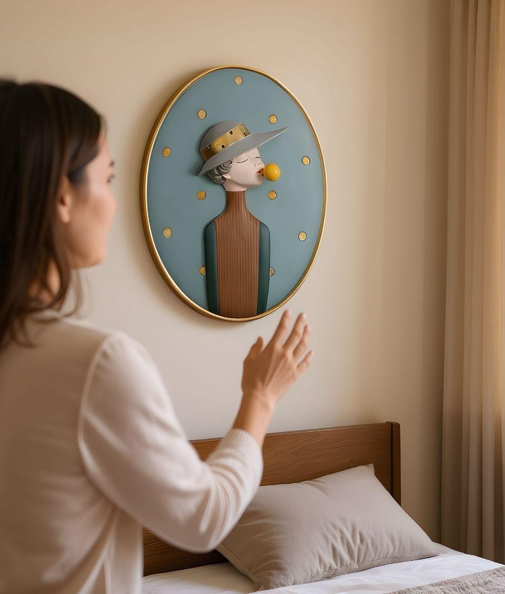 Adorno Pared Cuadro Colgante Decorativo Burbujas Jhn-3