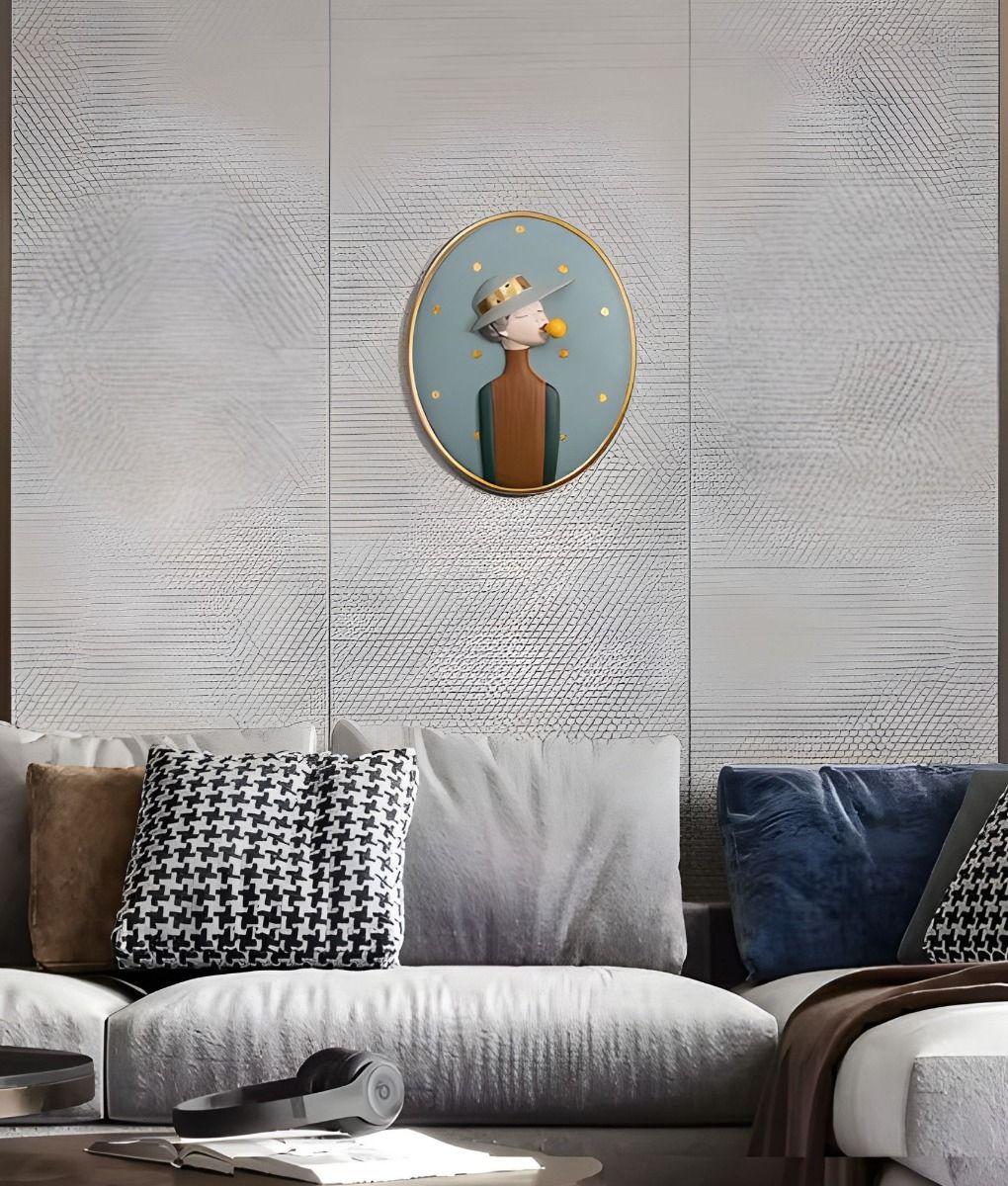 Adorno Pared Cuadro Colgante Decorativo Burbujas Jhn-8