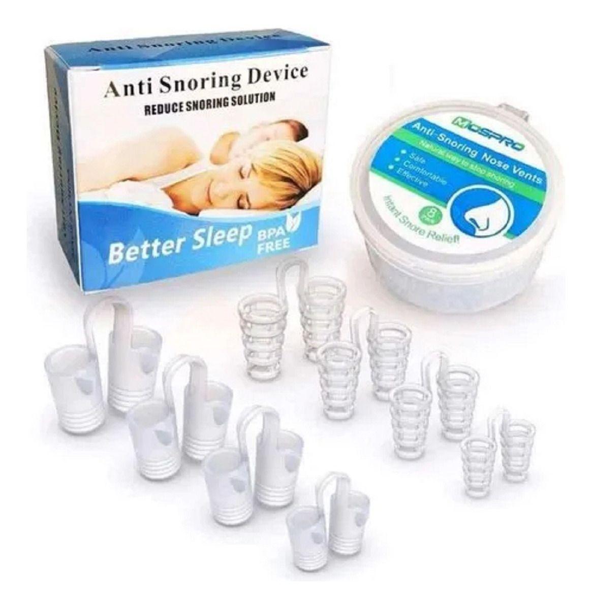 Set 5 Dilatador Nasal Silicona Anti Ronquido Respiracion Lau-1
