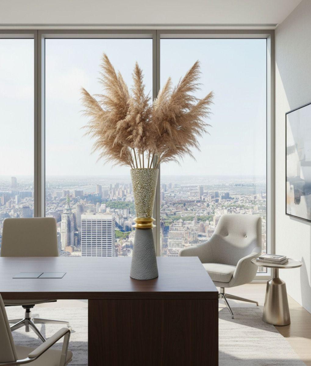 Florero Decorativo Contemporáneo Elegante Textura Jhn-7