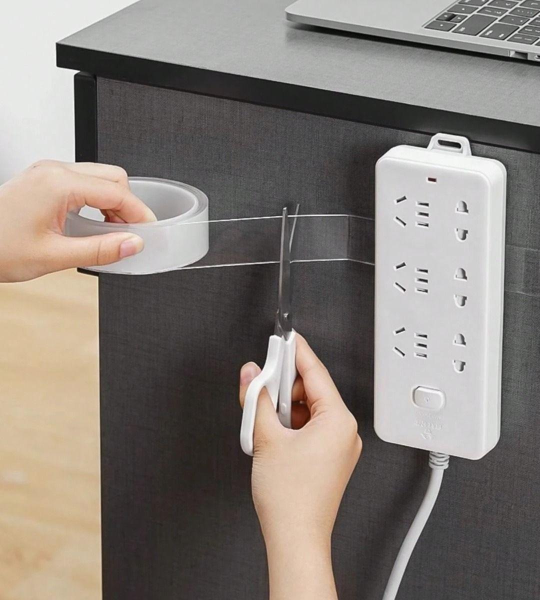 Set 3 Cinta Adhesiva Gel Doble Cara Multiusos 24mm Jhn-9