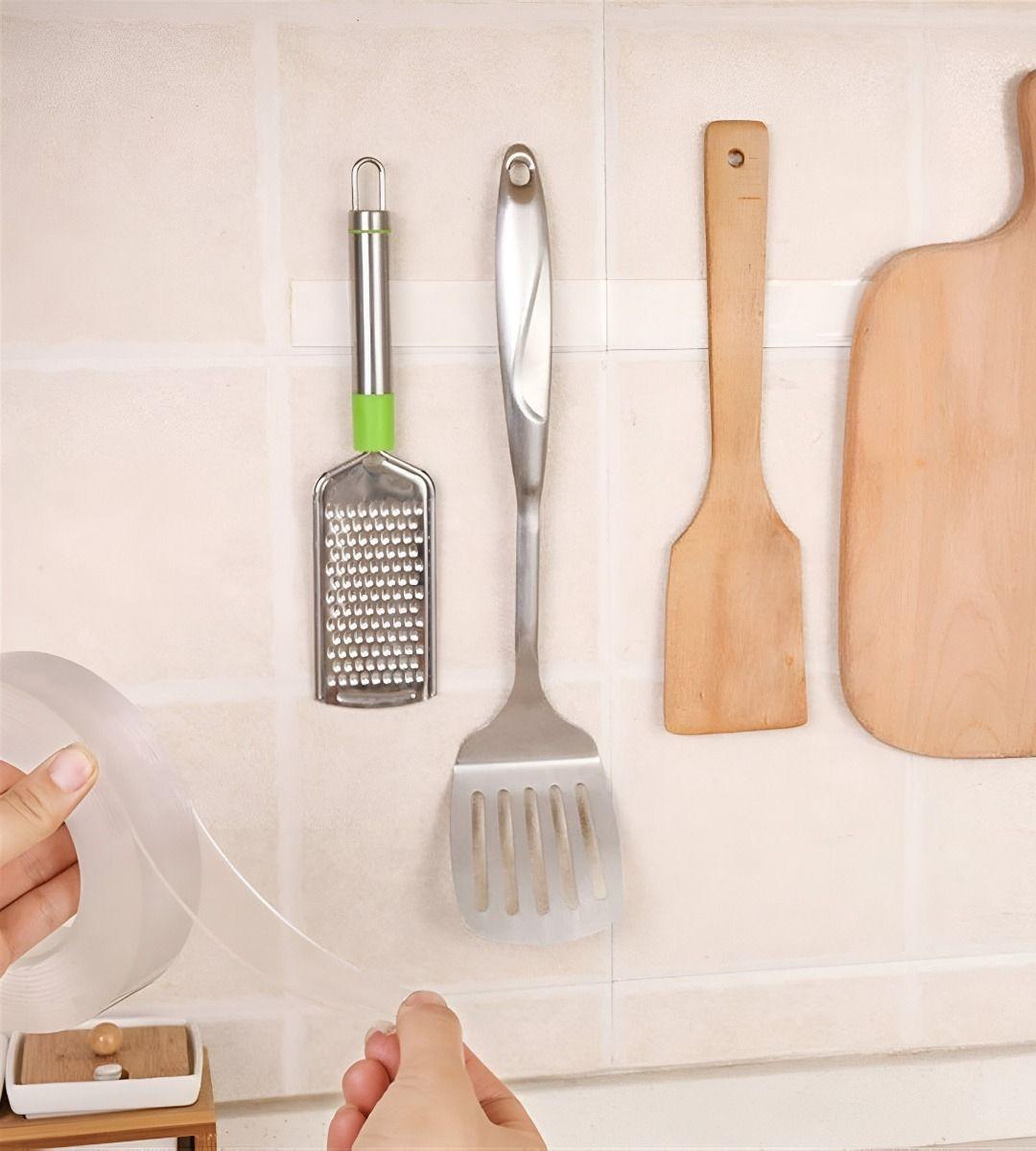 Set 3 Cinta Adhesiva Gel Doble Cara Multiusos 24mm Jhn-6