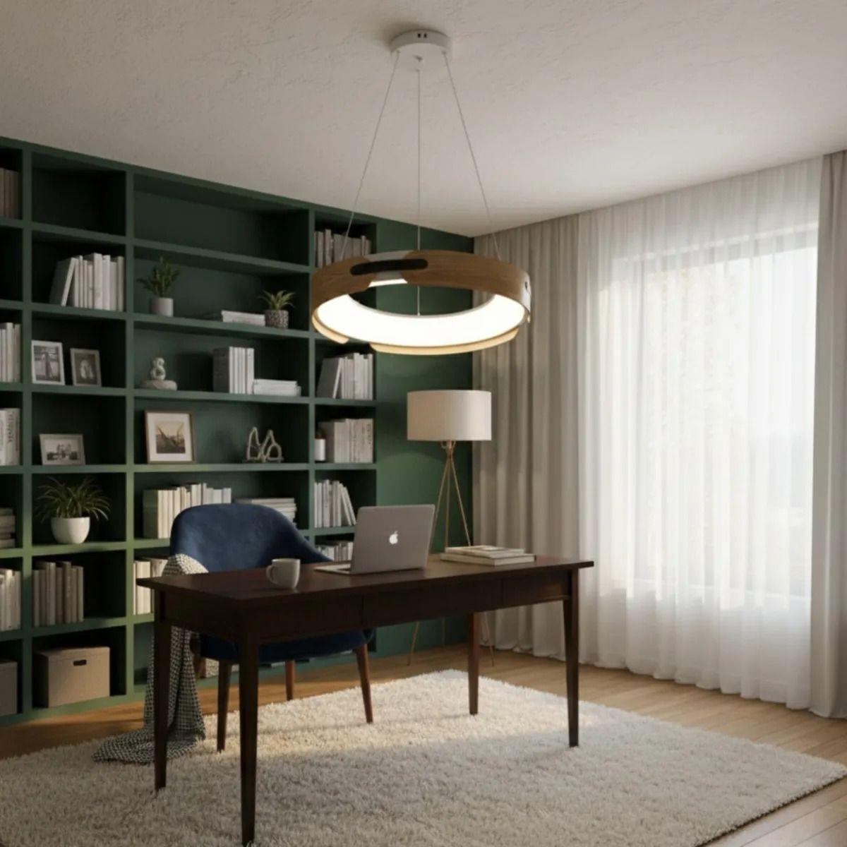 Lámpara Techo Colgante Diseño Halo Estilo Minimalista Jhn-7