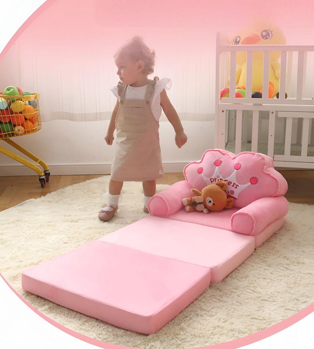 Sofá Cama Silla Reposabrazos Triple Plegable Niños Jhn-3