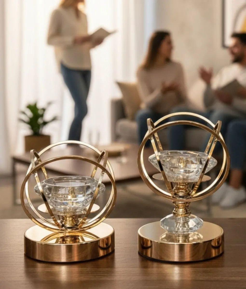 Portavela Decorativo Estilo Orbital Mesa Eventos Jhn-2