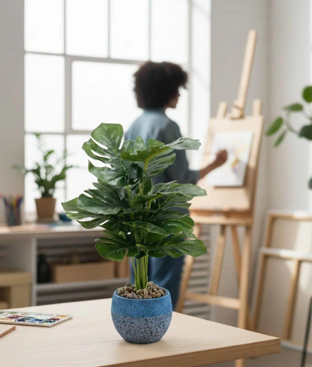 Planta Artificial Decorativa Tropical Vegetación Exótica Jhn-9