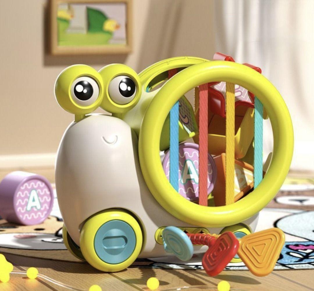 Juguete Caracol Bloque Letras Habilidad Motora Bebes Lau-4