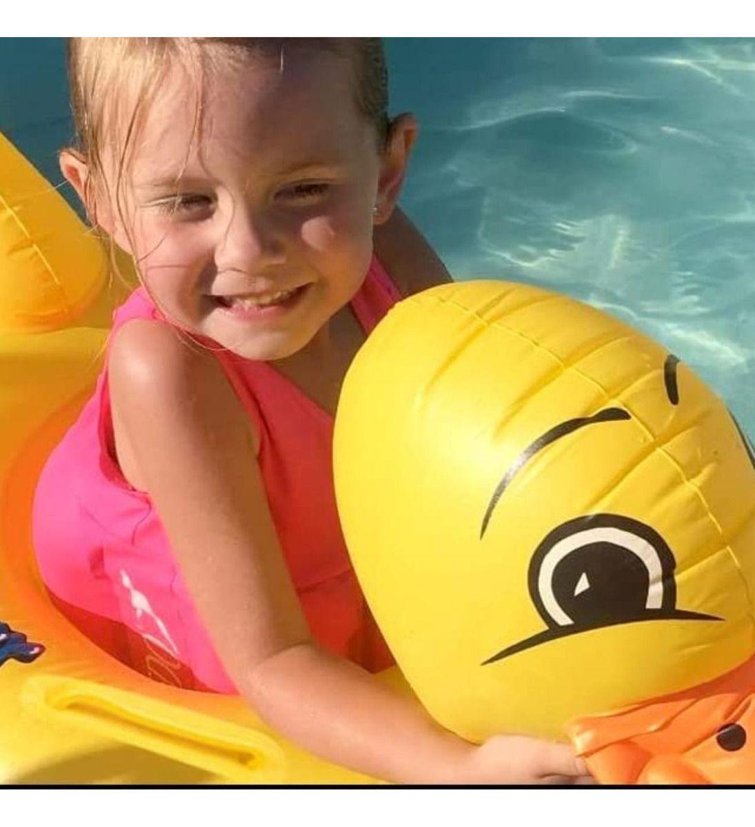 SET 3 FLOTADOR INFLABLE FORMA DE PATO PARA BEBE LAU-1