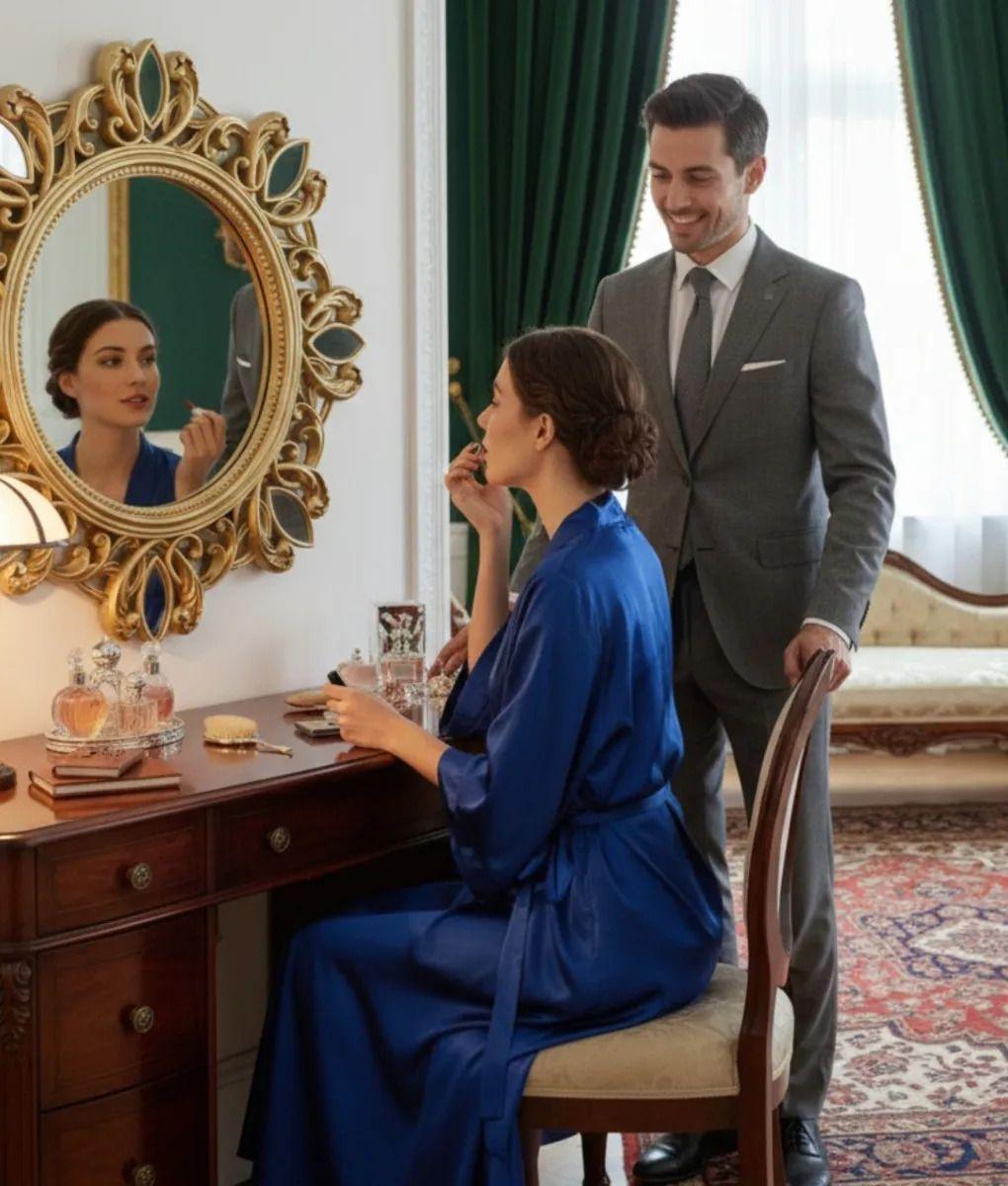 Espejo Decorativo Pared Circular Ornamental Elegante Jhn-3