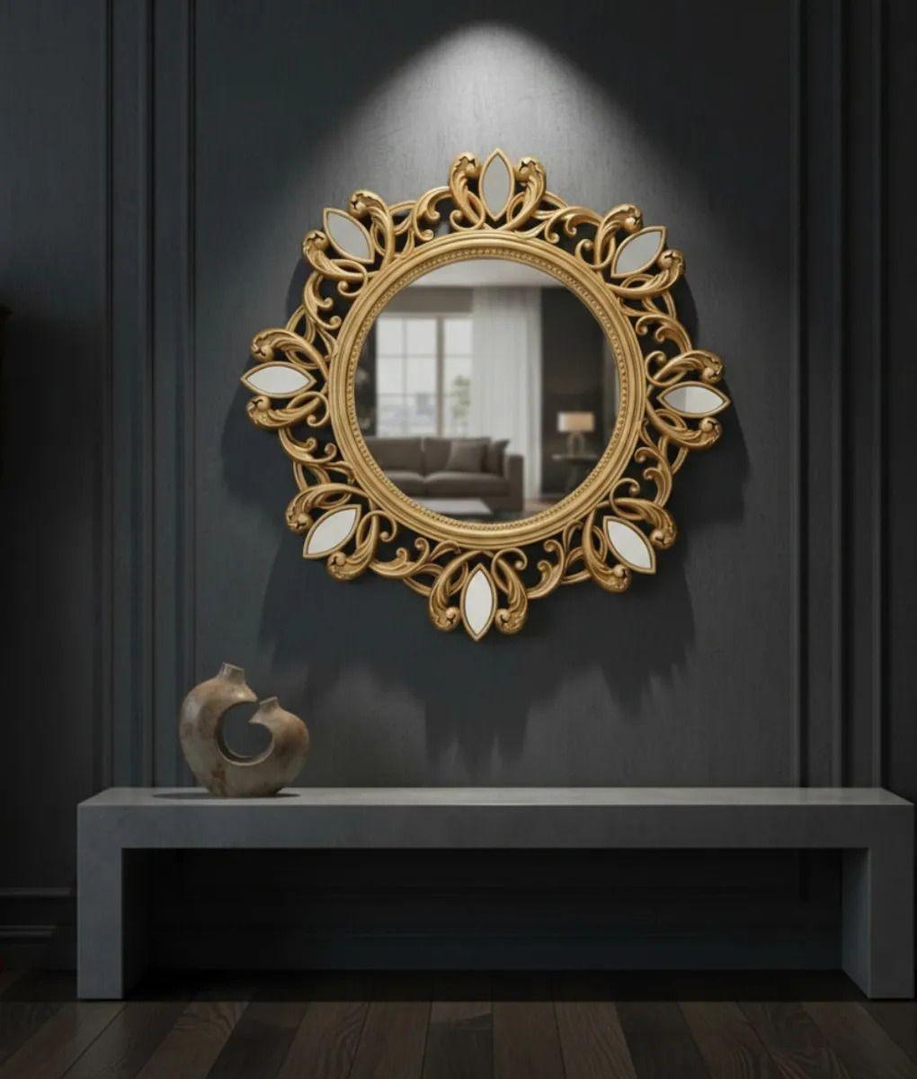 Espejo Decorativo Pared Circular Ornamental Elegante Jhn-5