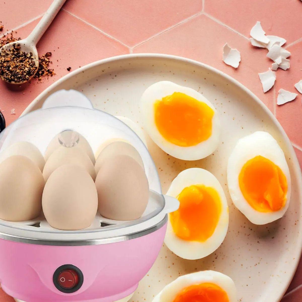 Set 2 Hervidores Huevos Duros Tibios Apagado Automático ALJ-6