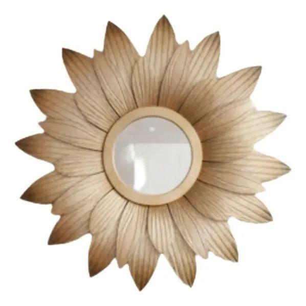 Set 3 Espejo Decorativo Pared Estilo Girasol Vintage Jhn-9