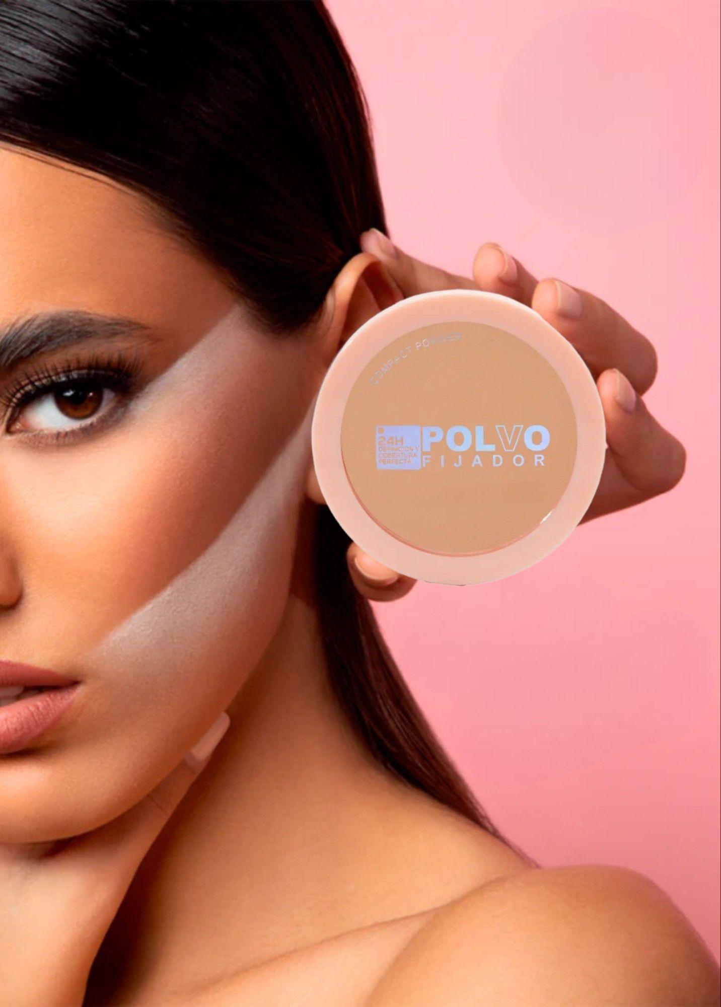 Set 3 Polvo Fijador Compacto Suavizar Líneas Expresión Jhn-5