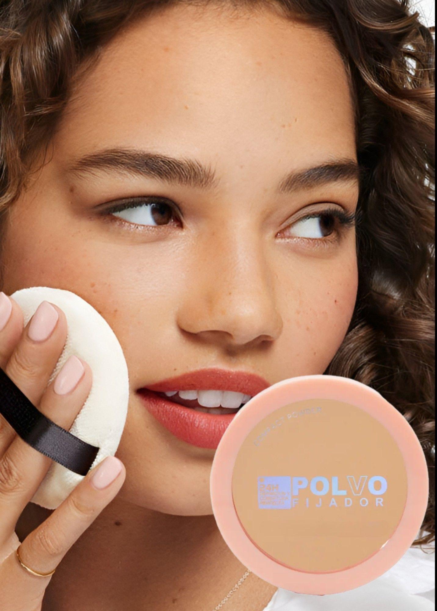 Set 3 Polvo Fijador Compacto Suavizar Líneas Expresión Jhn-7