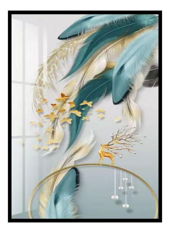 Cuadro Decorativo Pared Abstracto Minimalista Moderno Jhn-0