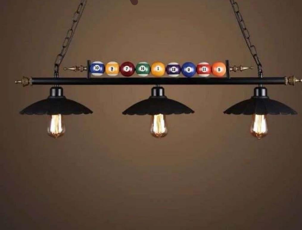 Lampara Colgante Billar LED Decorativa Restaurante Bar Lau-2