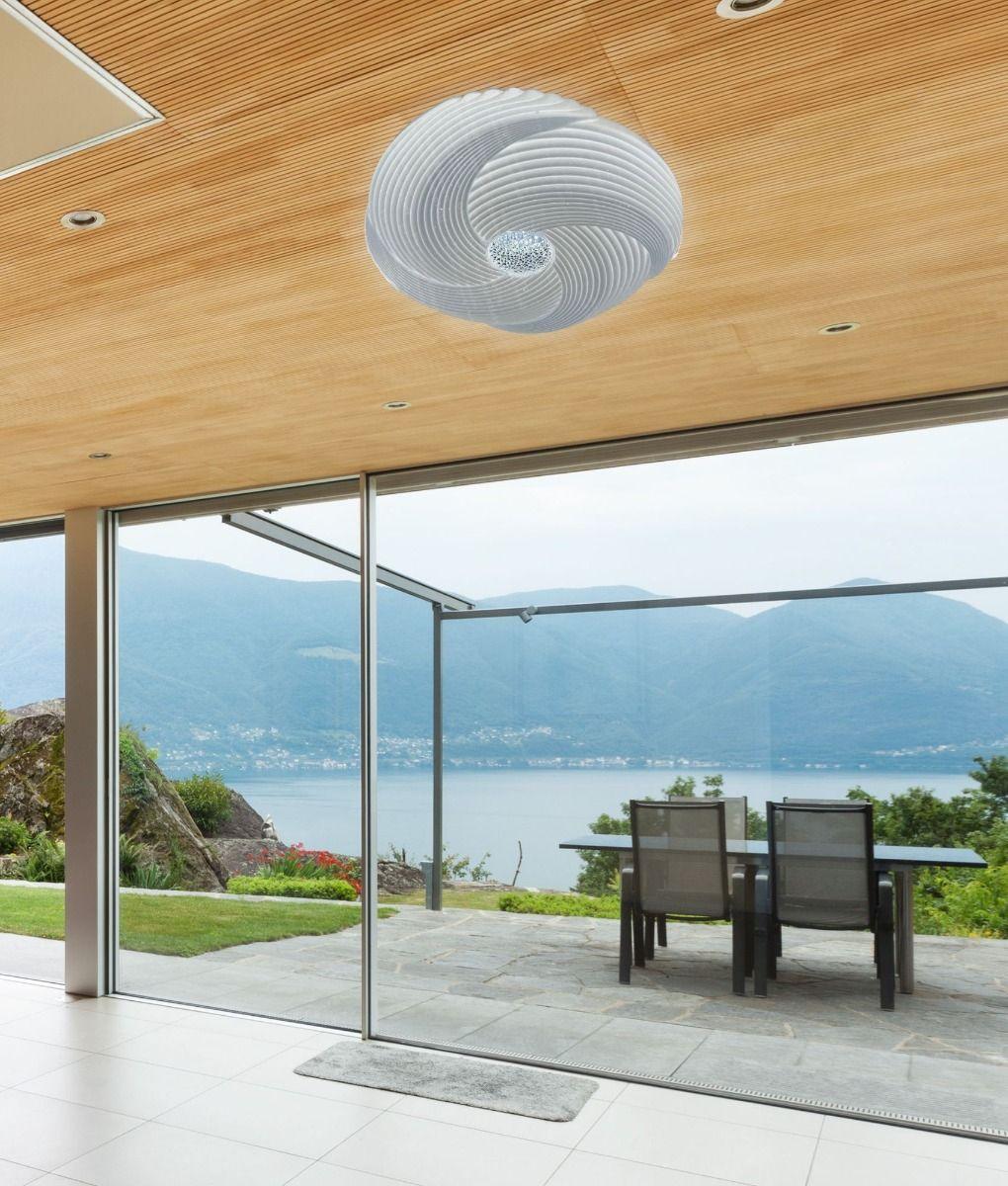 Lámpara Techo LED Dinamismo Esculpido Prismático Jhn-8