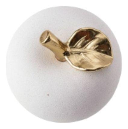 Figura Decorativa Manzana Textura Moderna Adorno Jhn-2