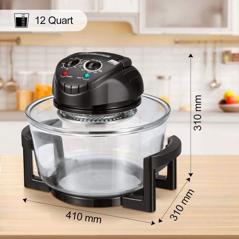 Freidora Aire Transparente Capacidad 12L Cocina Freir Lau-8