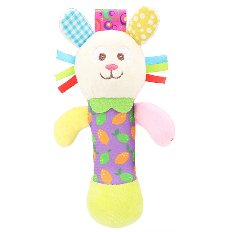 Set 3 Sonajero Muñeca Tobillo Sensorial Peluche Coche Lau-6