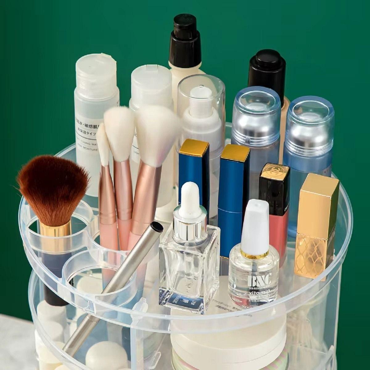 Cosmetiquero Maquillaje Acrílico 4 Niveles Baño Tocador Lau-5