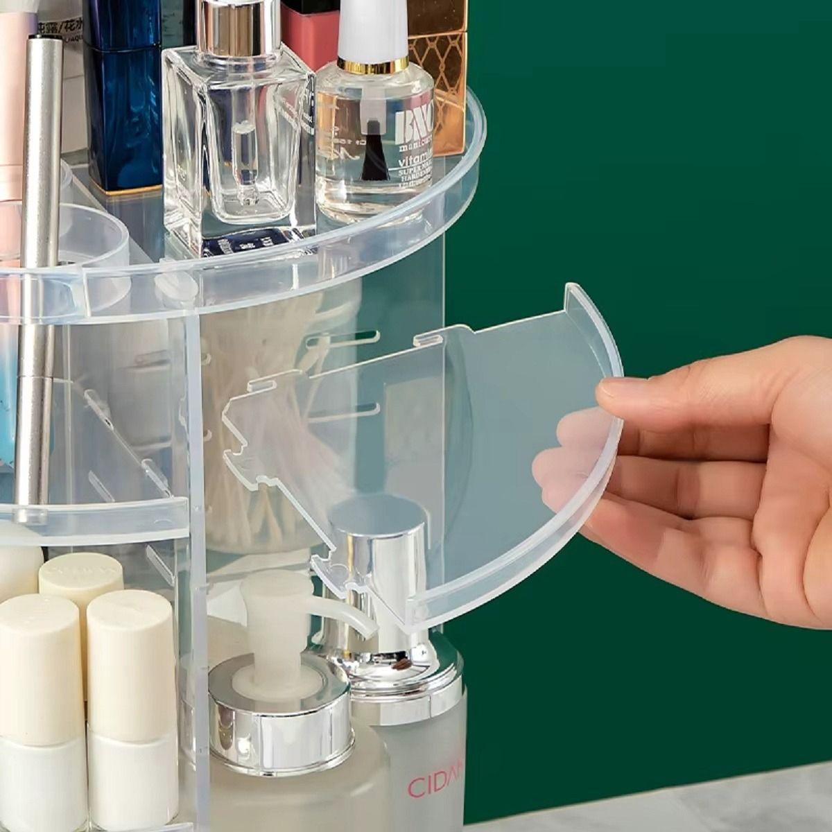 Cosmetiquero Maquillaje Acrílico 4 Niveles Baño Tocador Lau-6