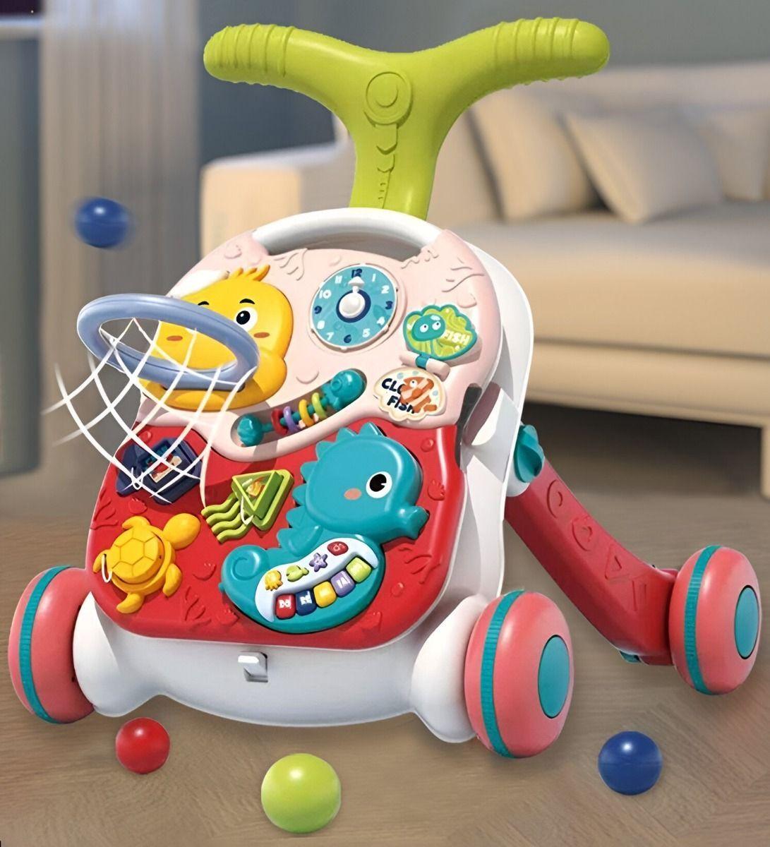 Andador Multifuncional Bebé Teclado Musical Educativo Jhn-4