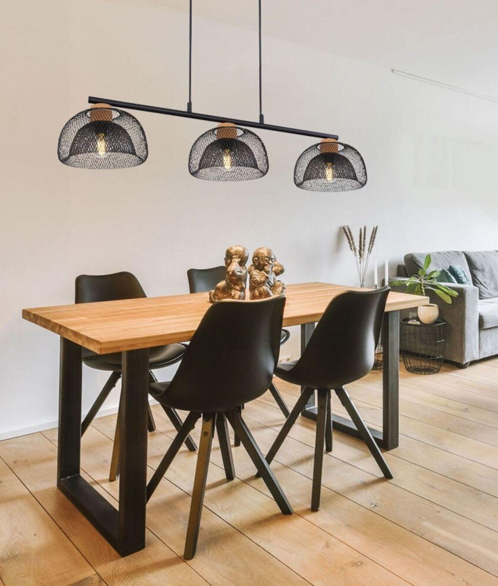 Lámpara Colgante Estilo Vintage Rústica Diseño Rejilla Jhn-6