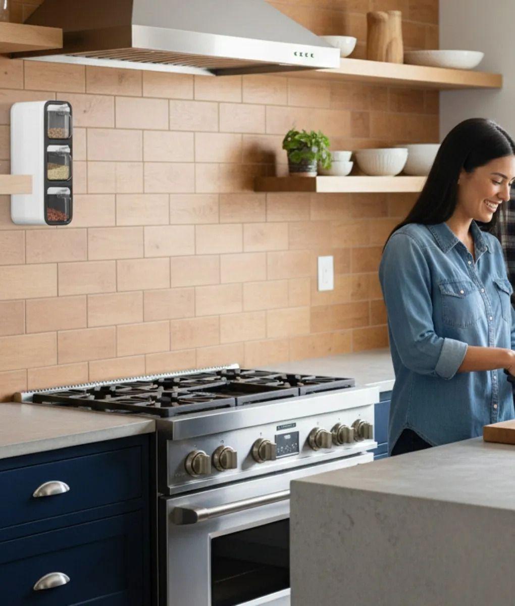 Especiero Organizador Modular Dispensador Apilable Jhn-5