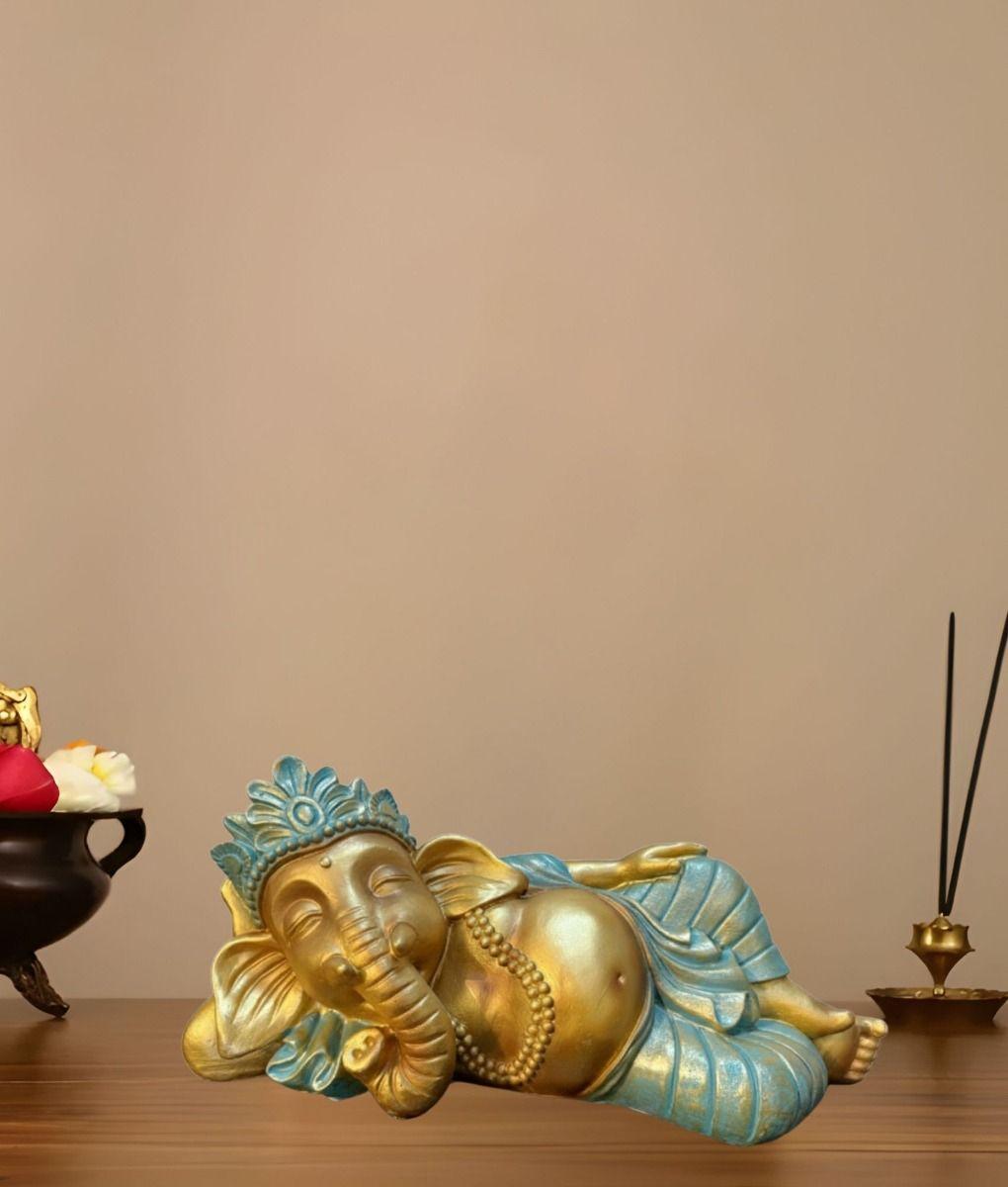 Estatua Decorativa Ganesha Adorno Hindú Figura Jhn-7