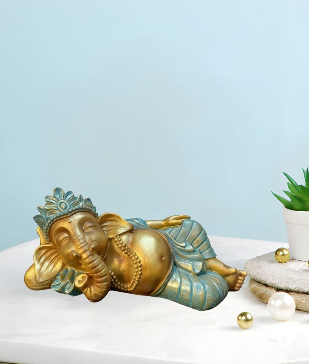 Estatua Decorativa Ganesha Adorno Hindú Figura Jhn-9